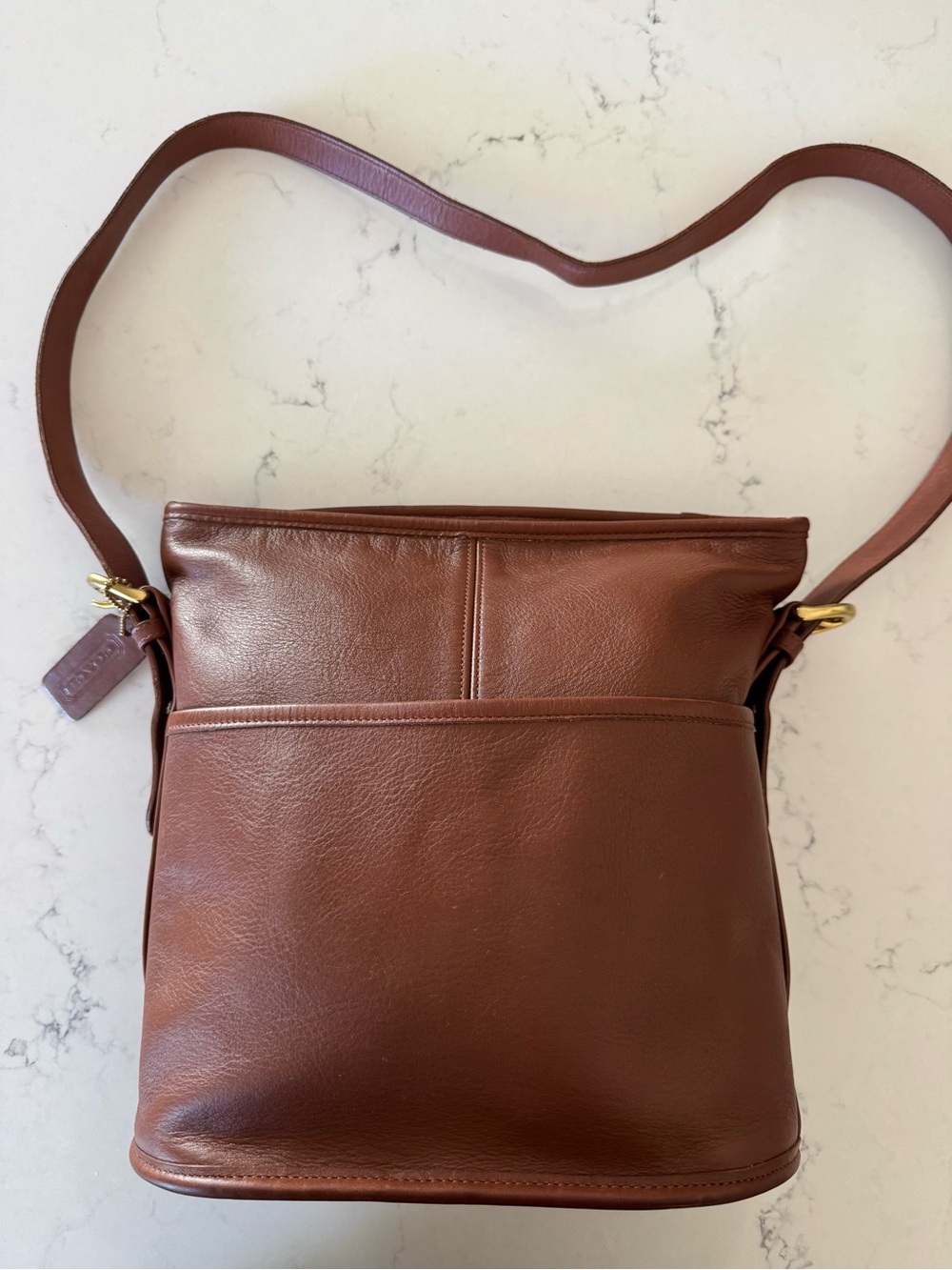 Vintage Coach Bleeker Bag 4153 in British Tan